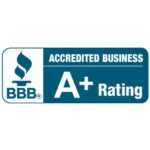 We are proud to be accredited A+ Rating from the Better Business Bureau